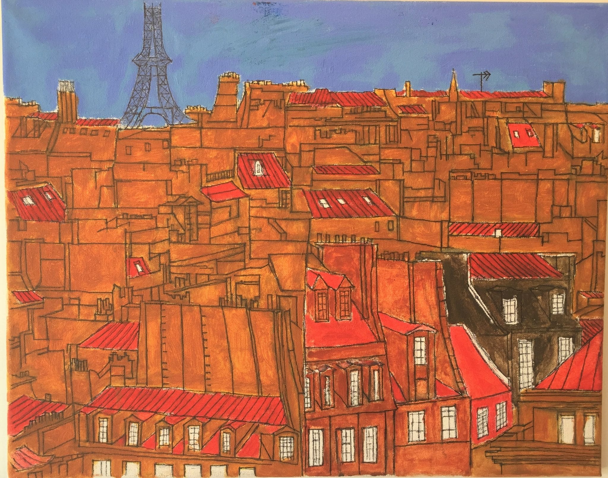 Painting of Paris