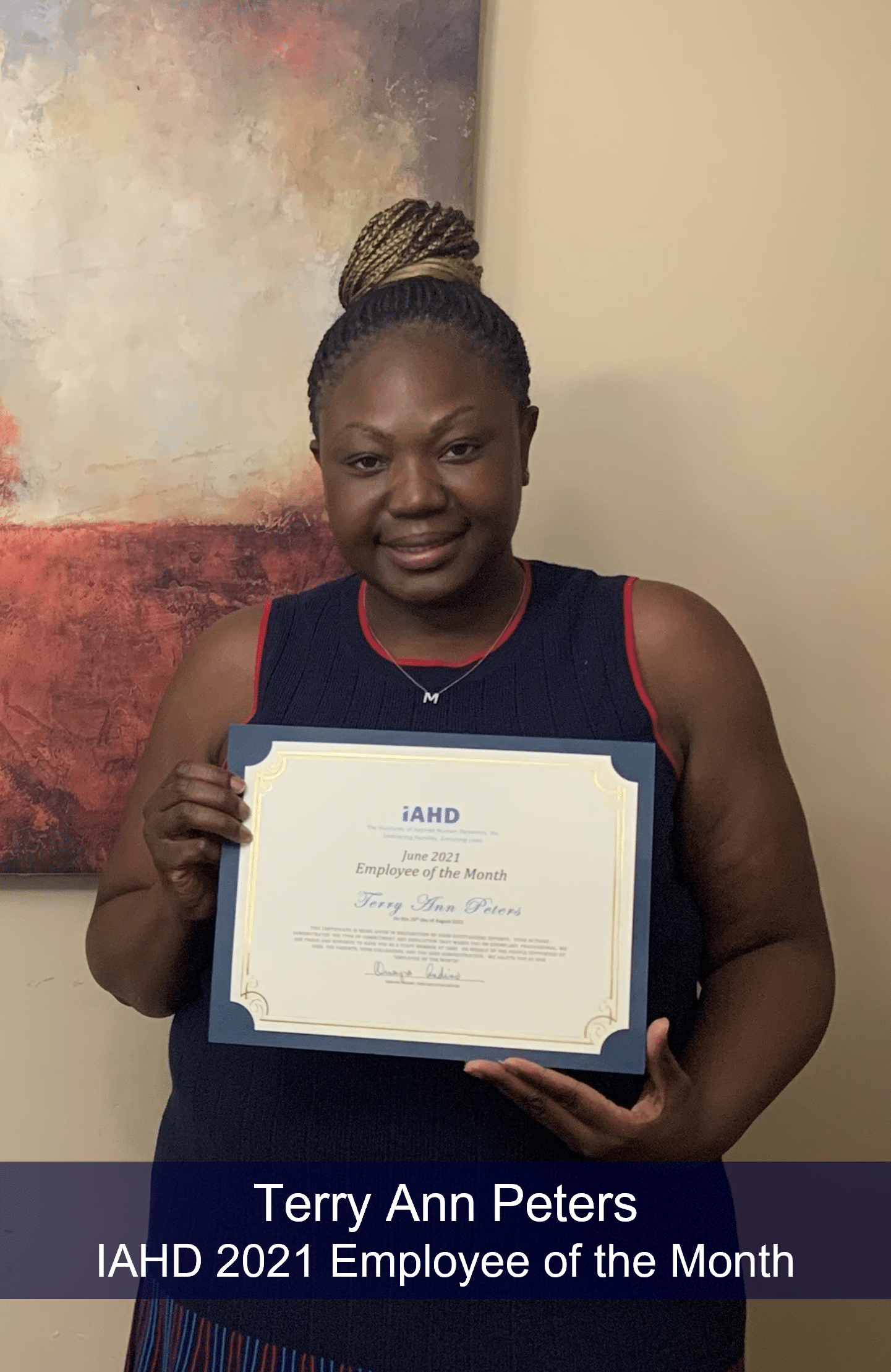 Terry Ann Peters EoM2021