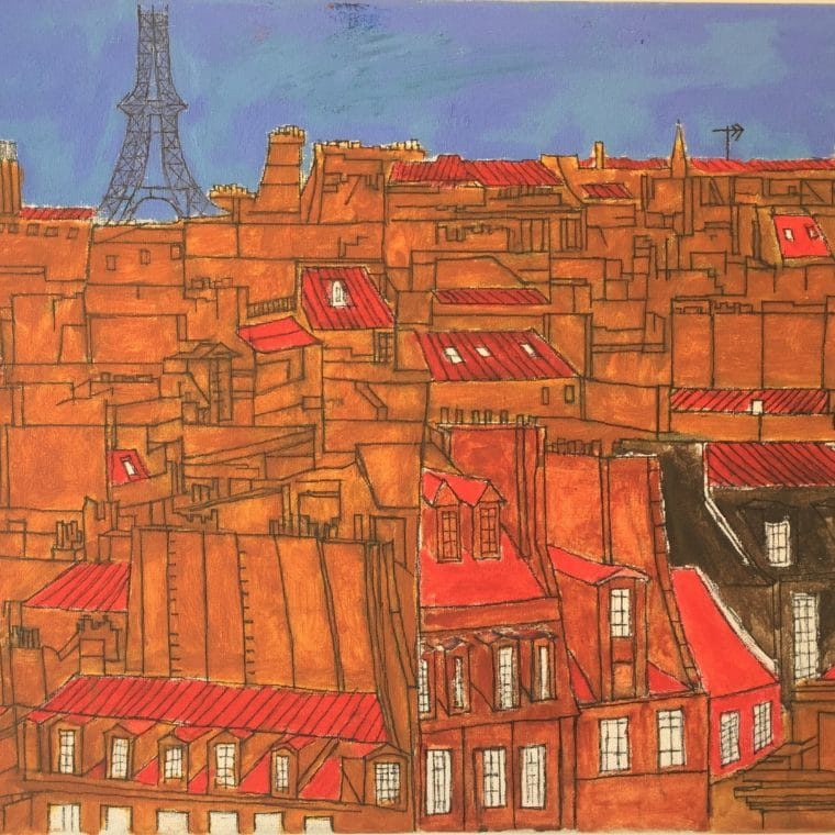 Painting of Paris